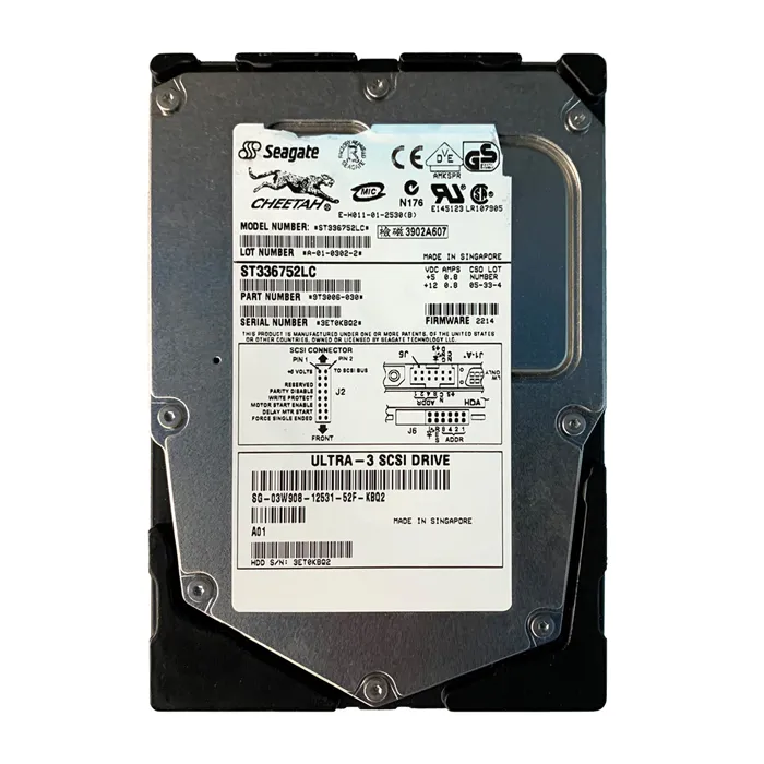 Dell 3W908 | 36GB 15000RPM Ultra160 SCSI 80-Pin 3.5-Inch Hard Drive Refurbished - Dell refurbished available on Gotodirect