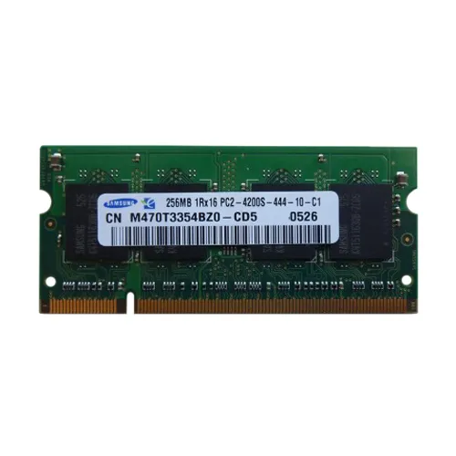 Samsung M470T3354BZ0-CD5 | 256MB DDR2-533MHz PC2-4200 Non-ECC Unbuffered SODIMM CL4 1Rx16 1.8V 200-Pin Memory Module Refurbished - Samsung refurbished available on Gotodirect
