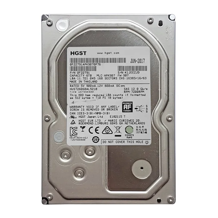 Buy HGST HUS726060AL5210 | Ultrastar 7K6000 Series 6TB 7200RPM SAS 12Gb/s 128MB Cache 512e (Instant Secure Erase) 3.5-inch Hard Drive Refurbished - $290.00 HGST HUS726060AL5210 | Ultrastar 7K6000 Series 6TB 7200RPM SAS 12Gb/s 128MB Cache 512e (Instant Secure Erase) 3.5-inch Hard Drive Refurbished - HGST (a subsidiary of Western Digital) refurbished available on Gotodirect