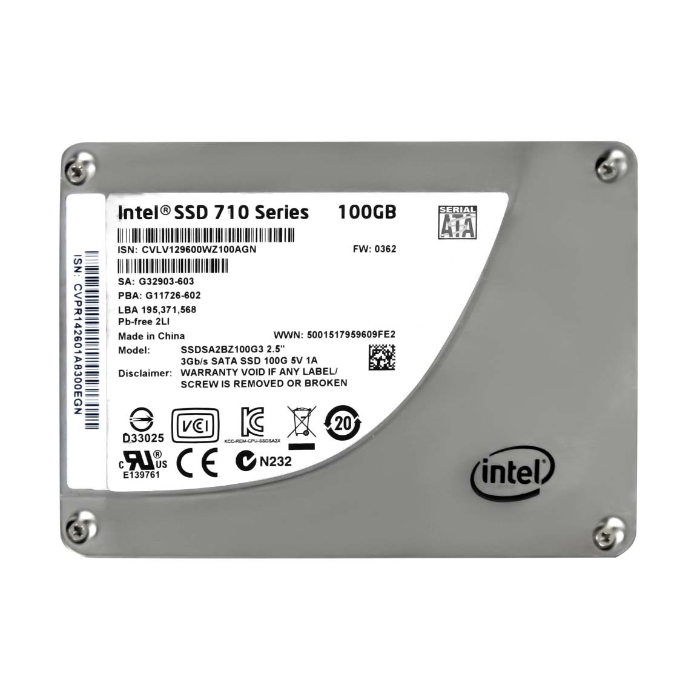 Intel SSDSA2BZ100G3 | 710 100GB Multi-Level Cell SATA 3Gb/s 2.5-Inch Solid State Drive Refurbished - Intel refurbished available on Gotodirect