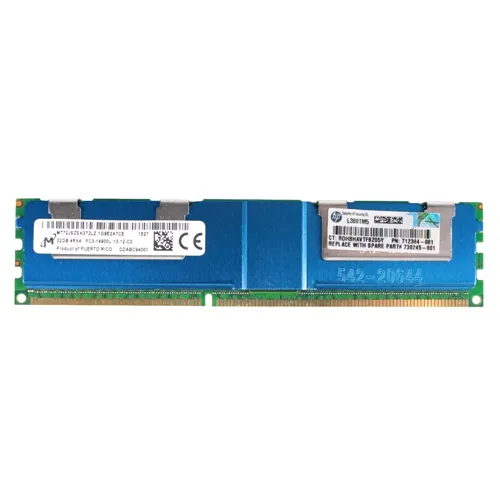 HP 712384-081 | 32GB DDR3-1866MHz PC3-14900 ECC Registered LRDIMM CL13 4Rx4 1.5V 240-Pin Memory Module Refurbished - Hewlett-Packard (ou HP en abrégé) refurbished available on Gotodirect