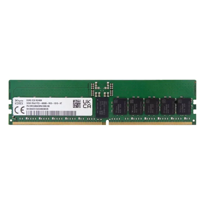 Buy Hynix HMCG88AEBRA168N | 32GB DDR5-4800MHz PC5-38400 ECC Registered RDIMM CL40 2Rx4 1.1V 288-Pin Memory Module Refurbished - $1220.87 Hynix HMCG88AEBRA168N | 32GB DDR5-4800MHz PC5-38400 ECC Registered RDIMM CL40 2Rx4 1.1V 288-Pin Memory Module Refurbished - refurbished available on Gotodirect