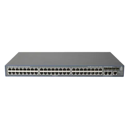 HP JG305B | FlexNetwork 3600 SI Series 3600–48 v2 48 x 10/100BaseTX RJ-45 and 4 x 1GbE SFP and 2 x Shared RJ-45 Ports Layer 3 Managed Stackable Fast Ethernet Network Switch Refurbished - Hewlett-Packard (ou HP en abrégé) refurbished available on Gotodirect