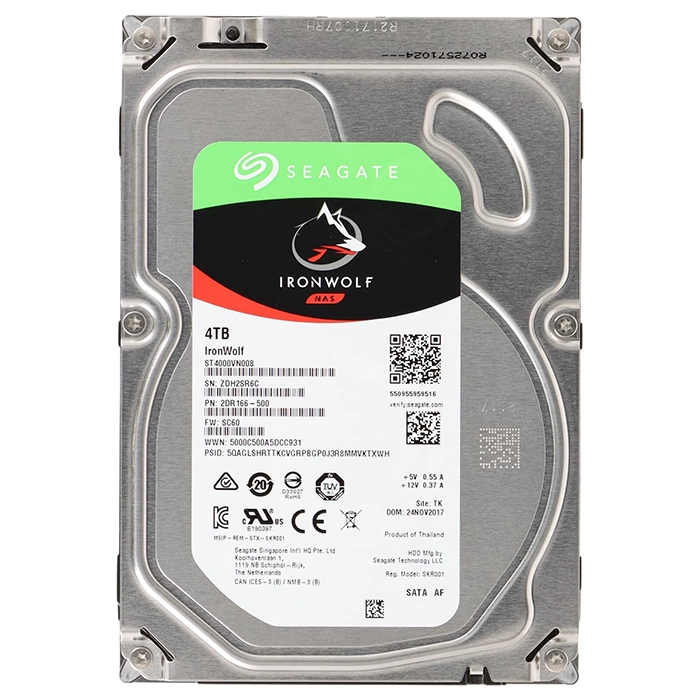 Seagate ST4000VN008 | IronWolf Air 4TB 3.5-inch 6GB/s SATA 5900RPM 64MB Cache NAS Hard Drive Refurbished - Seagate refurbished available on Gotodirect