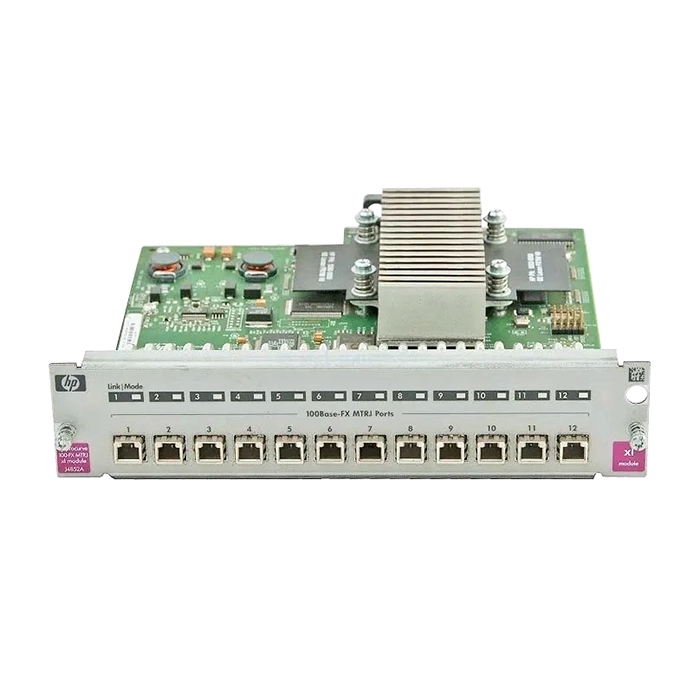 HP J4852A#ABA | 12 x Ports MT-RJ 100Base-FX Fast Ethernet Expansion Module for ProCurve 5372XL Switch Refurbished - Hewlett-Packard (ou HP en abrégé) refurbished available on Gotodirect