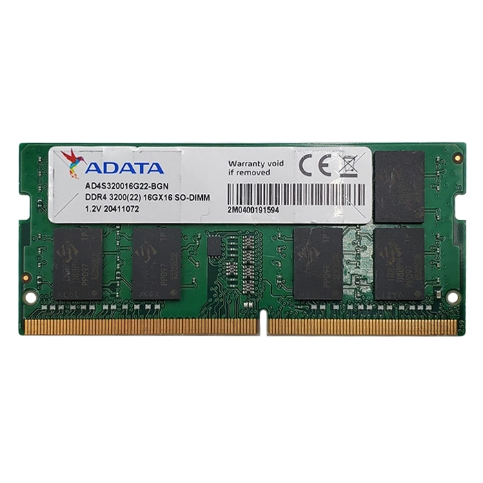 Adata AD4S320016G22-BGN | 16GB DDR4-3200MHz PC4-25600 Non-ECC Unbuffered SODIMM CL22 1Rx8 1.2V 260-Pin Memory Module Refurbished - ADATA refurbished available on Gotodirect