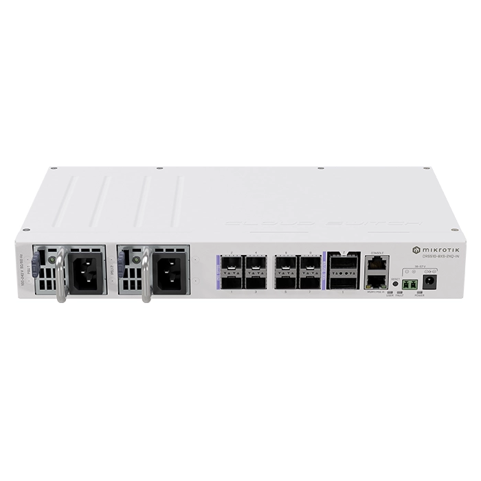 Mikrotik CRS510-8XS-2XQ-IN | 8x 25GbE SFP28 with 2x 100GbE QSFP28 Ports Switch Refurbished - MikroTik refurbished available on Gotodirect