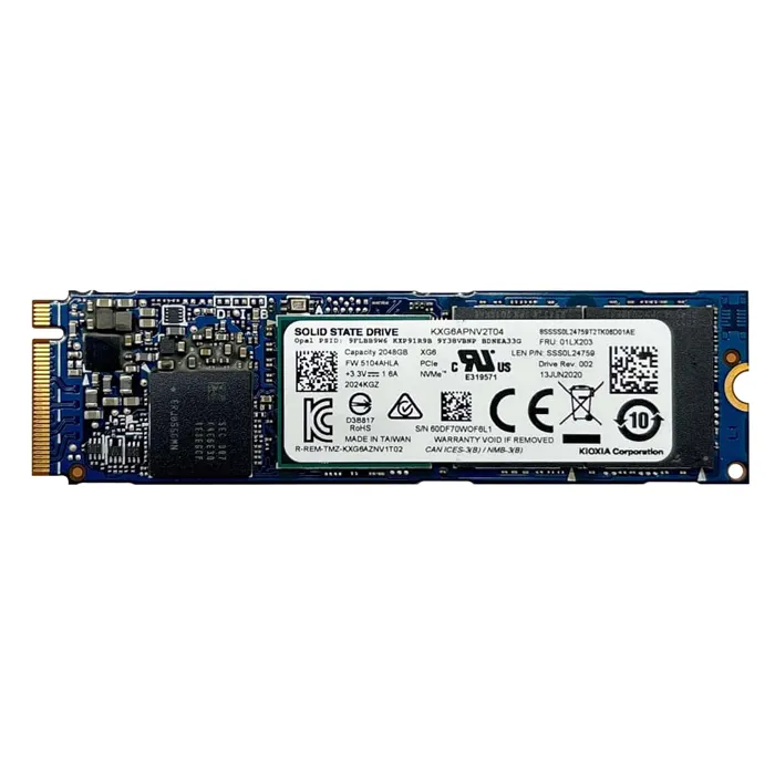 Lenovo 01LX203 | 2TB PCI Express 3.0 x4 NVMe M.2 2280 Internal Solid State Drive Refurbished - Lenovo refurbished available on Gotodirect