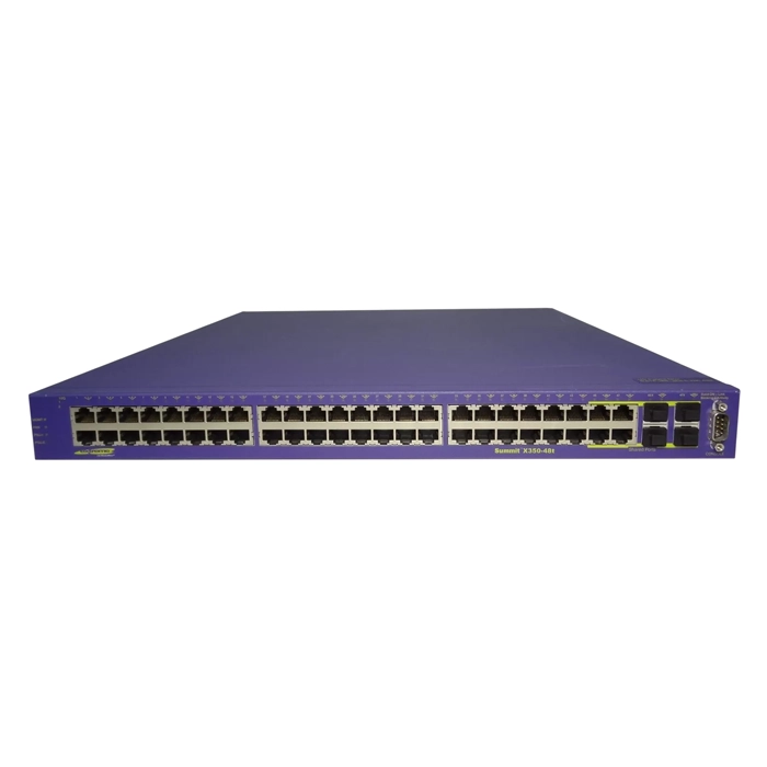 Extreme Networks X350-48T | Summit X350 Series 48 x Ports 1000Base-T RJ-45 + 4 x Ports Shared SFP 1U Rack-mountable Layer 2 Gigabit Ethernet Network Switch Refurbished -  refurbished available on Gotodirect