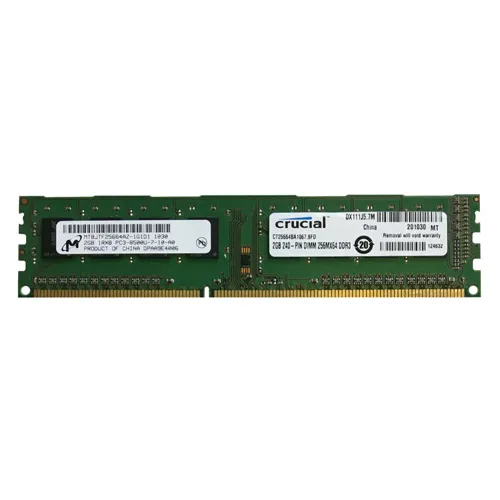 Micron MT8JTF25664AZ-1G1D1 | 2GB DDR3-1066MHz PC3-8500 Non-ECC Unbuffered UDIMM CL7 1Rx8 1.5V 240-Pin Memory Module Refurbished -  refurbished available on Gotodirect