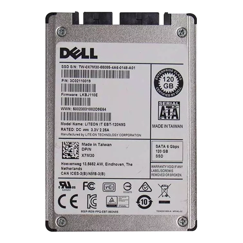 Dell X7M30 | 120GB SATA 6Gb/s 1.8-inch Solid State Drive Refurbished - Dell refurbished available on Gotodirect