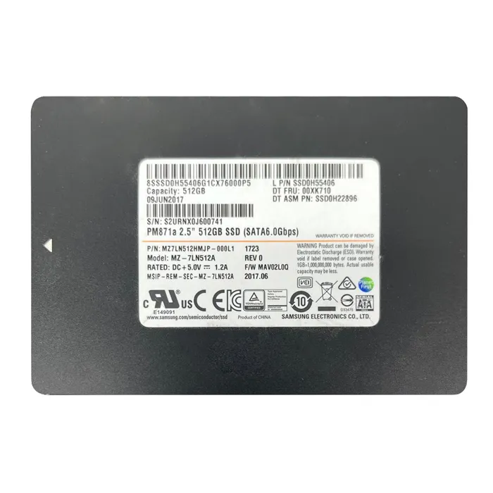Lenovo 00XK710 | 512GB SATA 6Gb/s 2.5-Inch Internal Solid State Drive Refurbished - Lenovo refurbished available on Gotodirect