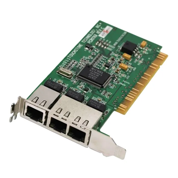 Buy HP PCB0168 | 3 x Ports RJ-45 1000Mb/s Ethernet PCI Network Interface Card Refurbished - $86.92 HP PCB0168 | 3 x Ports RJ-45 1000Mb/s Ethernet PCI Network Interface Card Refurbished - Hewlett-Packard (ou HP en abrégé) refurbished available on Gotodirect
