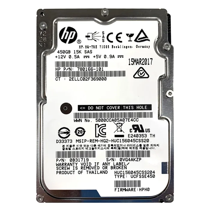 Hitachi 0B31719 | 450GB 15000RPM SAS 12gb/s 2.5-Inch Hard Drive Refurbished -  refurbished available on Gotodirect