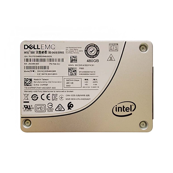 Intel SSDSC2KB480G8R | 480GB Triple-Level Cell SATA 6Gb/s Read Intensive 2.5-Inch Solid State Drive Refurbished - Intel refurbished available on Gotodirect