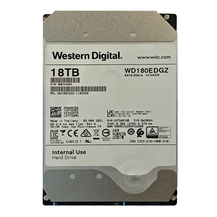 Western Digital WD180EDGZ | 18TB 7200RPM SATA 6Gb/s 3.5-Inch Hard Drive Refurbished - Western Digital refurbished available on Gotodirect