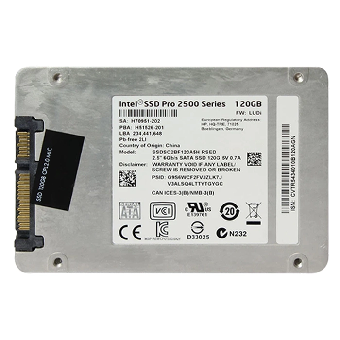 Intel SSDSC2BF120A5H | Pro 2500 Series 120GB MLC SATA 6GB/s 2.5-Inch Internal Solid State Drive Refurbished - Intel refurbished available on Gotodirect