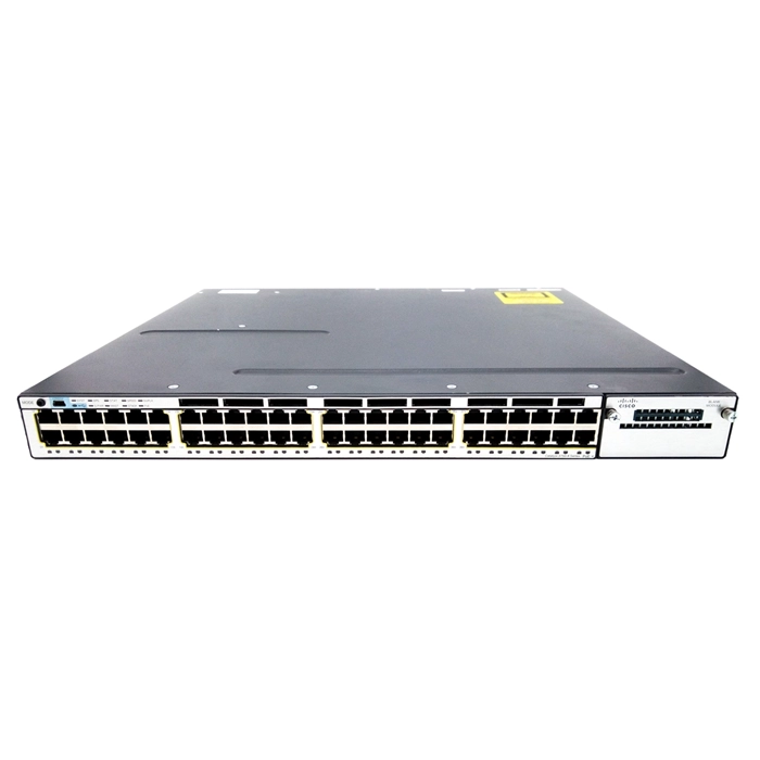 Cisco WS-C3750X-48P-L | Catalyst 3750-X Series C3750X-48P 48 x RJ-45 Ports PoE+ 10/100/1000Base-T Layer 2 Managed Rack-mountable Stackable Gigabit Ethernet Network Switch Refurbished - Cisco Systems Inc. refurbished available on Gotodirect
