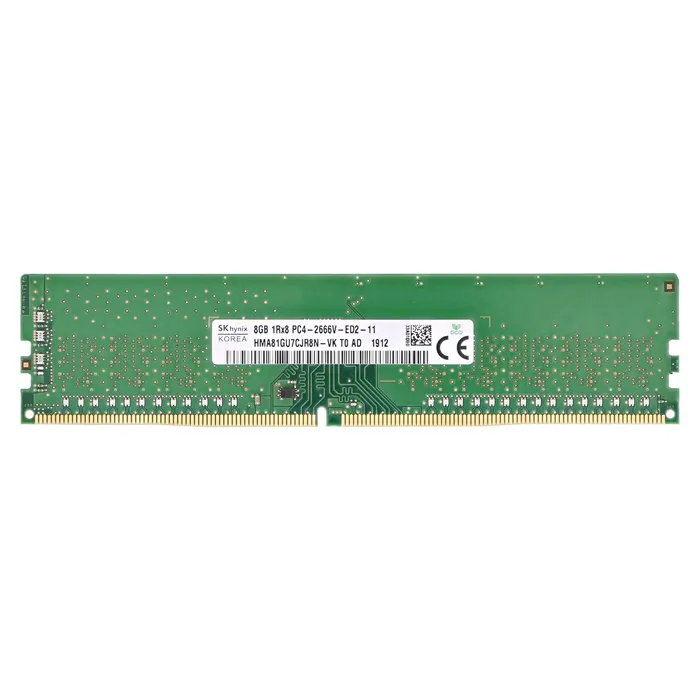 Hynix HMA81GU7CJR8N-VK | 8GB DDR4-2666MHz PC4-21300 ECC Unbuffered UDIMM CL19 1Rx8 1.2V 288-Pin Memory Module Refurbished -  refurbished available on Gotodirect