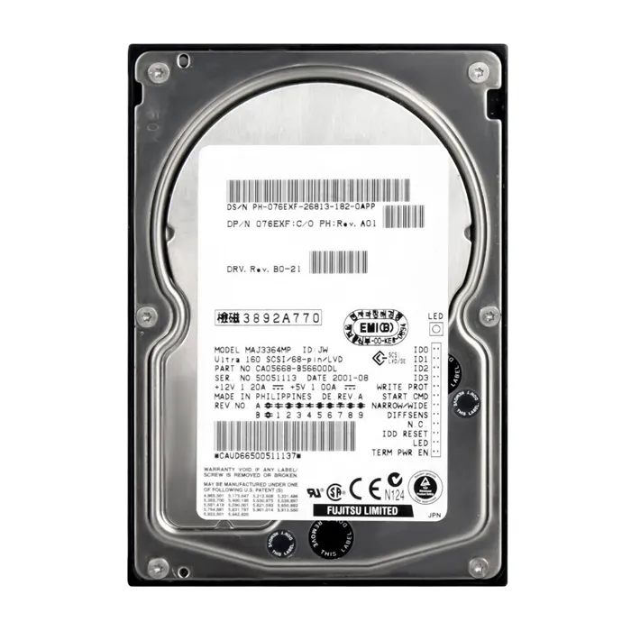 Dell 76EXF | 36GB 10000RPM Ultra160 SCSI 68-Pin 3.5-Inch Hard Drive Refurbished - Dell refurbished available on Gotodirect
