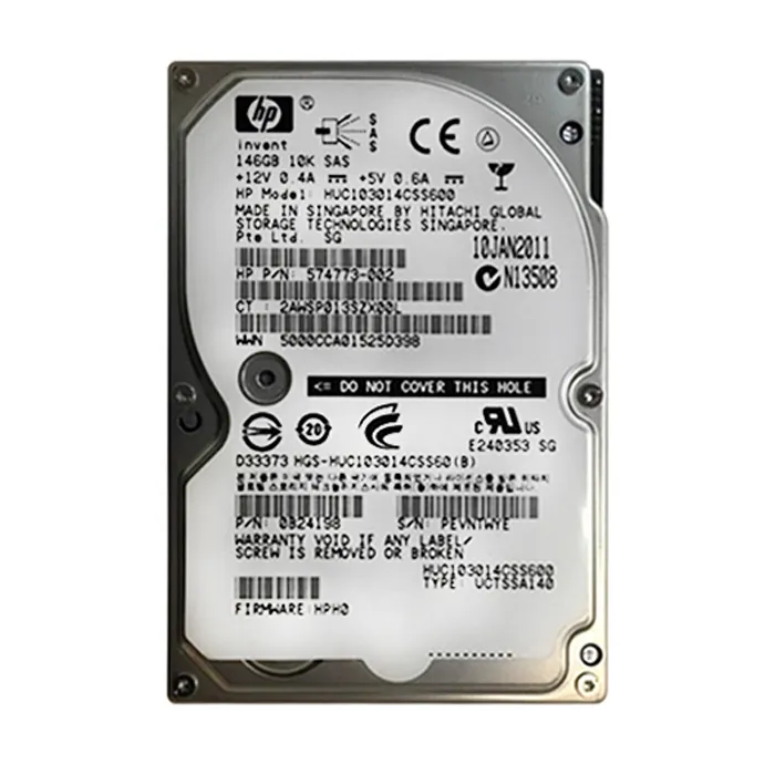 HP 574773-002 | 146GB 10000RPM SAS 6Gb/s 16MB Cache SFF 2.5-inch Hard Drive Refurbished - Hewlett-Packard (ou HP en abrégé) refurbished available on Gotodirect