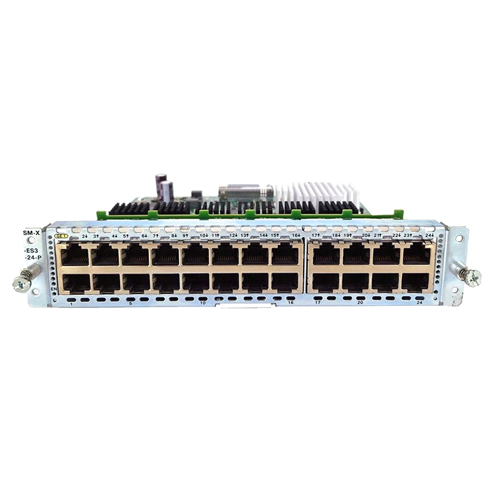 Cisco SM-X-ES3-24-P= | SM-X EtherSwitch 24-Ports RJ-45 10/100/1000Base-T PoE+ Service Module Refurbished - Cisco Systems Inc. refurbished available on Gotodirect