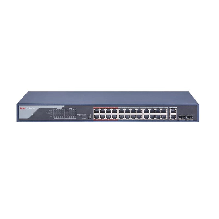 Hikvision DS-3E0326P-E | 24-ports 100Mbps Unmanaged PoE Switch Refurbished -  refurbished available on Gotodirect
