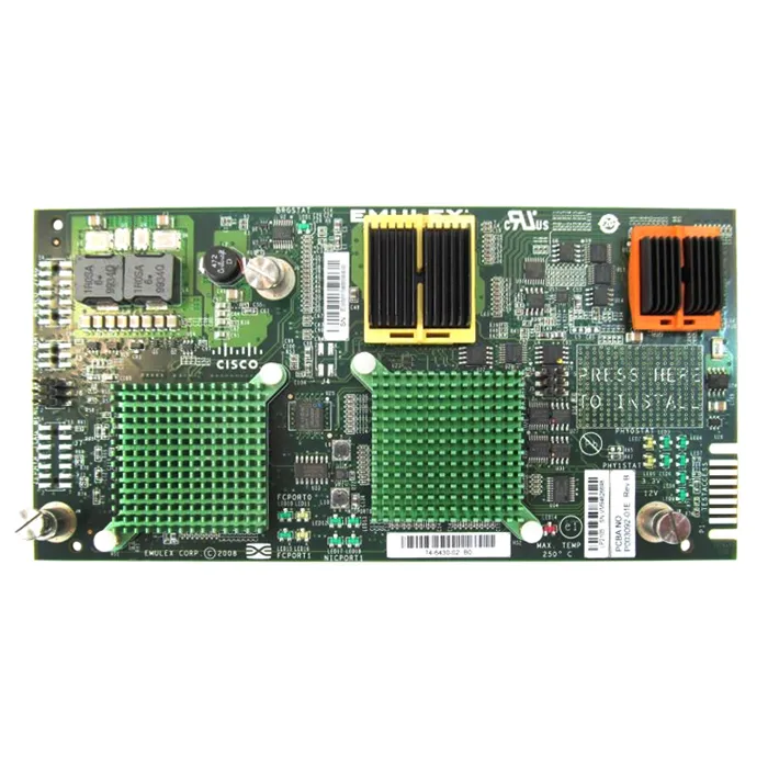 Cisco N20-AE0002 | UCS Emulex Dual-Ports 10GBase-KR 10Gb/s PCI Express Converged Network Adapter Refurbished - Cisco Systems Inc. refurbished available on Gotodirect