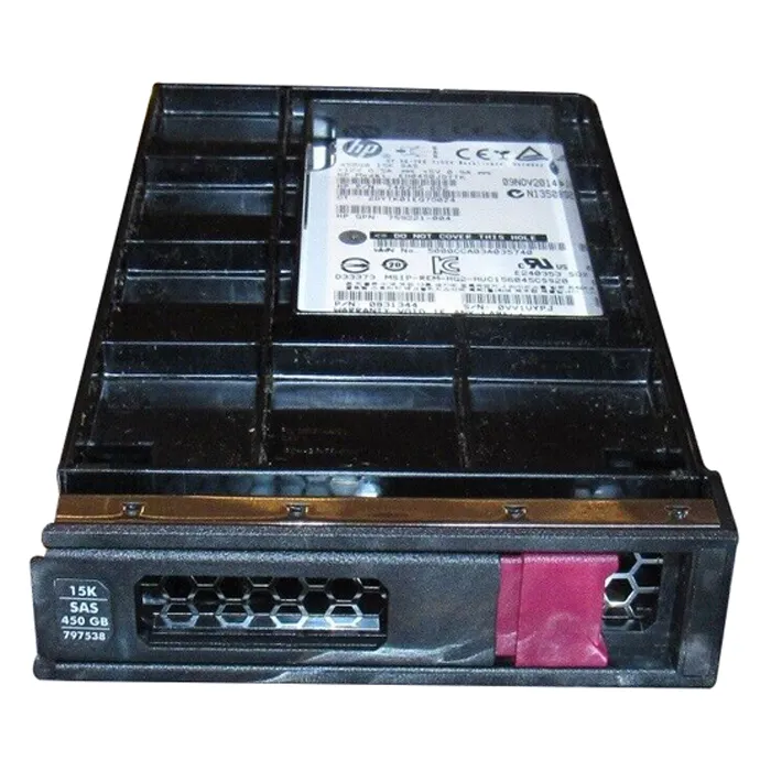 Buy HP 797538-001 | 450GB 15000RPM SAS 12GB/s Hot-Pluggable SFF 2.5-Inch Hard Drive for ProLiant Gen10/Gen10+/Gen11 Servers Refurbished - $171.76 HP 797538-001 | 450GB 15000RPM SAS 12GB/s Hot-Pluggable SFF 2.5-Inch Hard Drive for ProLiant Gen10/Gen10+/Gen11 Servers Refurbished - Hewlett-Packard (ou HP en abrégé) refurbished available on Gotodirect