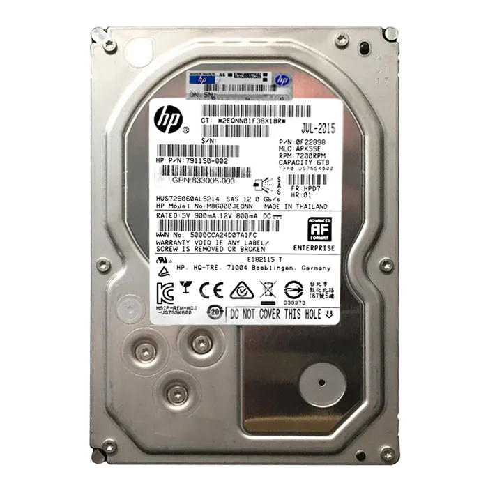 Buy HGST HUS726060AL5214 | Ultrastar 7K6000 Series 6TB 7200RPM SAS 12Gb/s 128MB Cache 512e (Secure Erase) 3.5-inch Hard Drive Refurbished - $315.56 HGST HUS726060AL5214 | Ultrastar 7K6000 Series 6TB 7200RPM SAS 12Gb/s 128MB Cache 512e (Secure Erase) 3.5-inch Hard Drive Refurbished - HGST (a subsidiary of Western Digital) refurbished available on Gotodirect