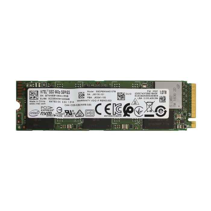 Buy Intel SSDPEKNW010T8 | 660p Series 1TB Quad-Level Cell PCI Express NVMe 3.0 x4 3D NAND M.2 2280 Solid State Drive Refurbished - $287.78 Intel SSDPEKNW010T8 | 660p Series 1TB Quad-Level Cell PCI Express NVMe 3.0 x4 3D NAND M.2 2280 Solid State Drive Refurbished - Intel refurbished available on Gotodirect