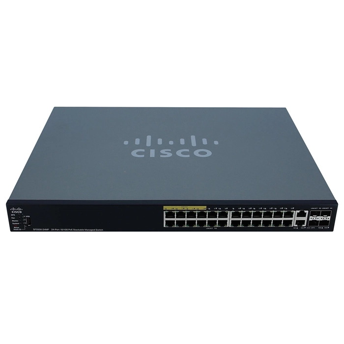 Cisco SF550X-24MP-K9-NA | Small Business SF550X-24MP PoE+ 24 x Ports 10/100Base-T + 4 x SFP Ports+ Uplink Port Layer 3 Managed Fast Ethernet Switch Refurbished - Cisco Systems Inc. refurbished available on Gotodirect