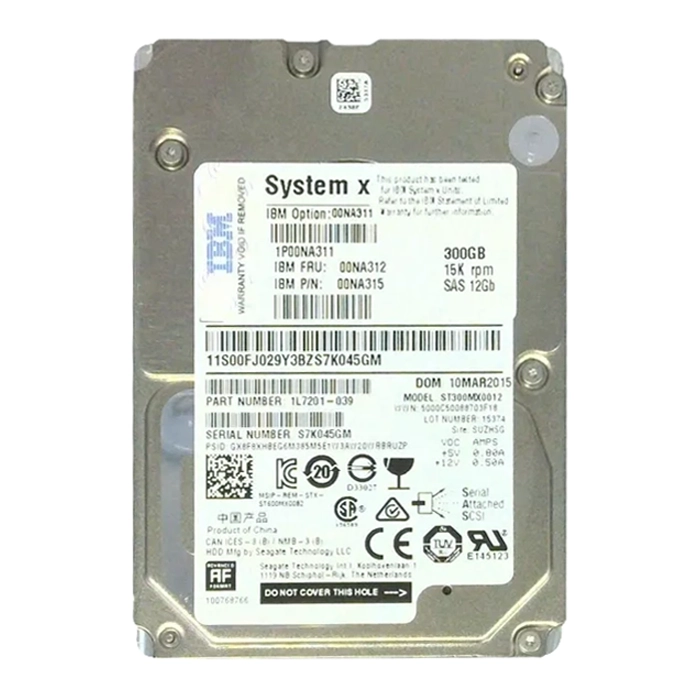 IBM 00NA311 | 300GB 15000RPM SAS 12Gb/s Hot Swap (512e) 2.5-Inch Internal Hybrid Hard Drive Refurbished -  refurbished available on Gotodirect