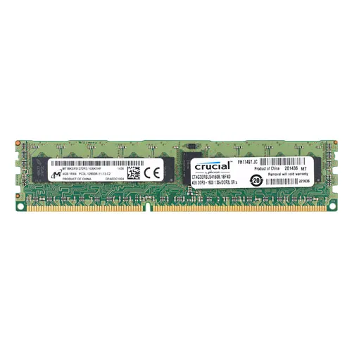 Buy Micron MT18KSF51272PZ-1G6K1 | 4GB DDR3-1600MHz PC3-12800 ECC Registered RDIMM CL11 1Rx4 1.35V 240-Pin Memory Module Refurbished - $58.08 Micron MT18KSF51272PZ-1G6K1 | 4GB DDR3-1600MHz PC3-12800 ECC Registered RDIMM CL11 1Rx4 1.35V 240-Pin Memory Module Refurbished - refurbished available on Gotodirect