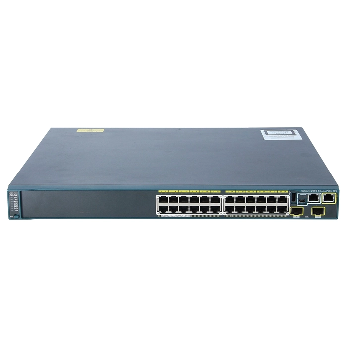 Cisco WS-C2960S-24PD-L | Catalyst 2960S Series 2960S-24PD 24 x RJ-45 Ports PoE+ 10/100/1000Base-T + 2 x SFP+ Ports Layer 2 Managed 1U Rack-mountable Gigabit Ethernet Network Switch Refurbished - Cisco Systems Inc. refurbished available on Gotodirect