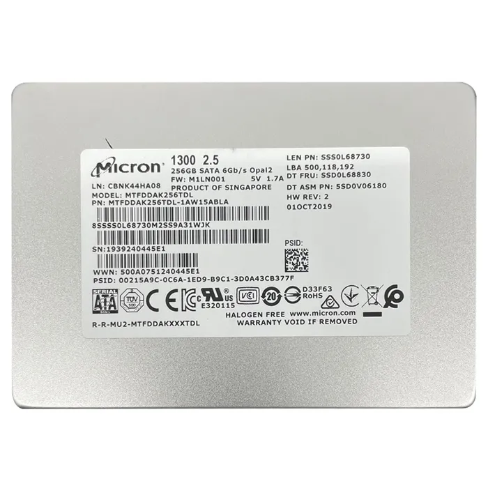 Micron MTFDDAK256TDL | 1300 Series 256GB Triple-Level Cell SATA 6Gb/s 2.5-Inch Solid State Drive Refurbished -  refurbished available on Gotodirect