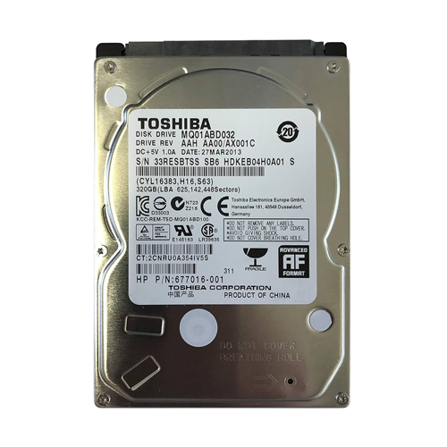 Buy HP 677016-001 | 320GB 2.5-Inch Hard Drive PW586 / E58650 Refurbished - $157.06 HP 677016-001 | 320GB 2.5-Inch Hard Drive PW586 / E58650 Refurbished - Hewlett-Packard (ou HP en abrégé) refurbished available on Gotodirect