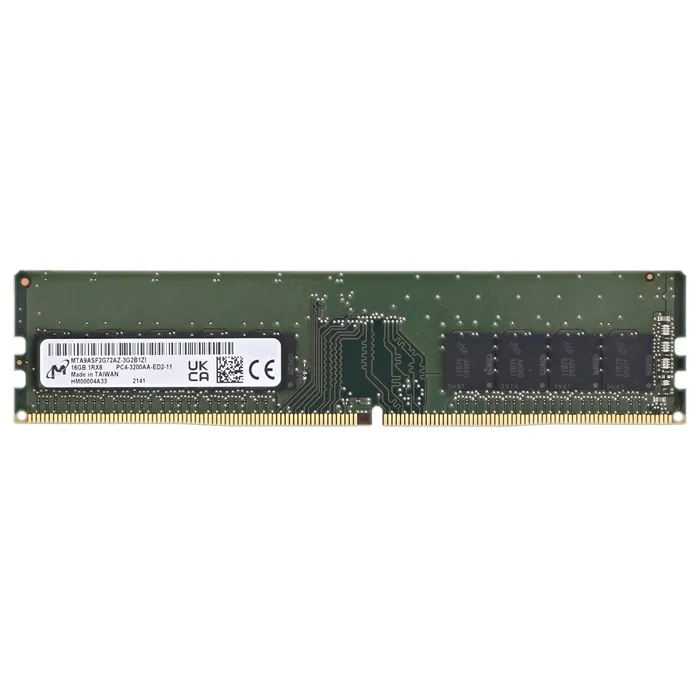 Buy Micron MTA9ASF2G72AZ-3G2 | 16GB DDR4-3200MHz PC4-25600 ECC Unbuffered UDIMM CL22 1Rx8 1.2V 288-Pin Memory Module Refurbished - $527.18 Micron MTA9ASF2G72AZ-3G2 | 16GB DDR4-3200MHz PC4-25600 ECC Unbuffered UDIMM CL22 1Rx8 1.2V 288-Pin Memory Module Refurbished - refurbished available on Gotodirect
