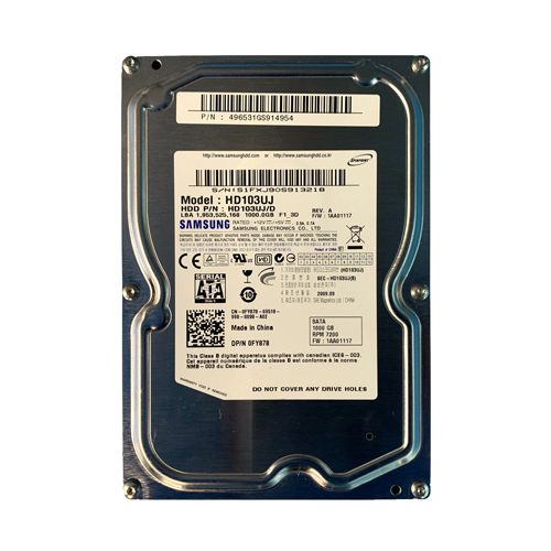 Dell FY878 | 1TB 7200RPM SATA 3Gb/s 32MB Cache 3.5-Inch Hard Drive Refurbished - Dell refurbished available on Gotodirect