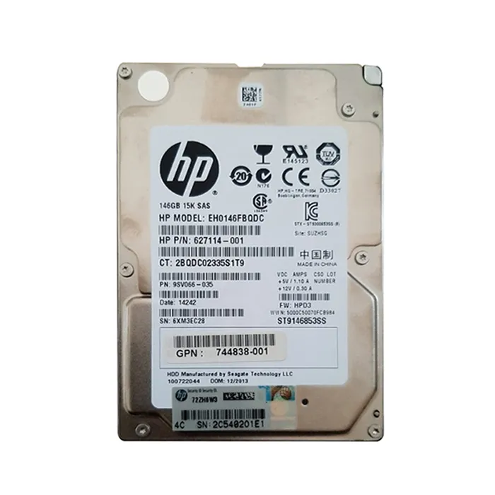HP EG0146FBQDC | 146GB 10000RPM SAS 6Gb/s 16MB Cache Hot-Pluggable Dual Port 2.5-inch Hard Drive Refurbished - Hewlett-Packard (ou HP en abrégé) refurbished available on Gotodirect