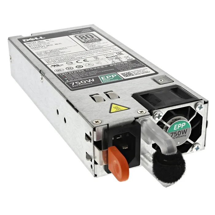 Dell TP2JX | 750-Watt 100-240V AC 10A 50-60Hz 80-Plus Platinum Hot-Plug Redundant Power Supply for PowerEdge R530/R630/R730XD/T430/T630 Servers Refurbished - Dell refurbished available on Gotodirect