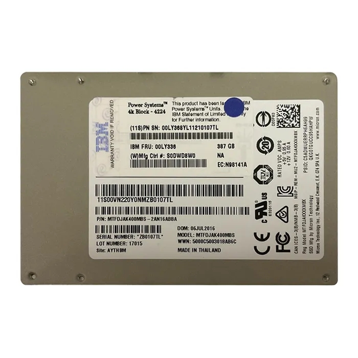 IBM 00LY336 | 387GB Multi-Level Cell SAS 12Gb/s 2.5-Inch Solid State Drive for pSeries Servers Refurbished -  refurbished available on Gotodirect