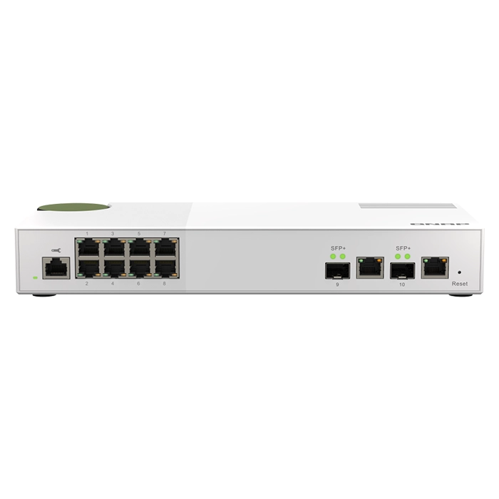 QNAP QSW-M2108-2C-US | 8 x Ports 2.5GBase-T + 2 x Ports SFP+ Combo Layer 2 Desktop Managed Switch Refurbished - QNAP refurbished available on Gotodirect