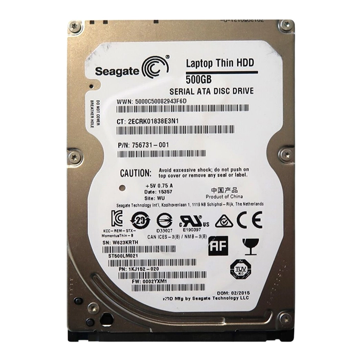 Seagate 1KJ152-020 | Laptop Thin 500GB 7200RPM SATA 6Gb/s 32MB Cache (512) 2.5-Inch Hard Drive Refurbished - Seagate refurbished available on Gotodirect