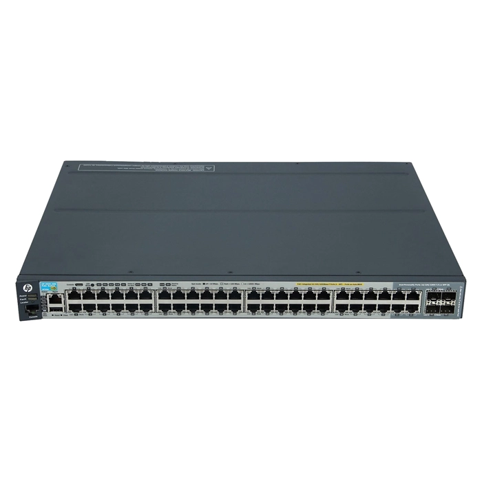 HP J9729-80099 | Aruba 2920 Series 2920-48G-PoE+ 44 x RJ-45 10/100/1000Base-T and 4 x Dual Personality SFP Ports + 2 x Expansion Module Layer 3 Managed Stackable Gigabit Ethernet Network Switch Refurbished - Hewlett-Packard (ou HP en abrégé) refurbished available on Gotodirect