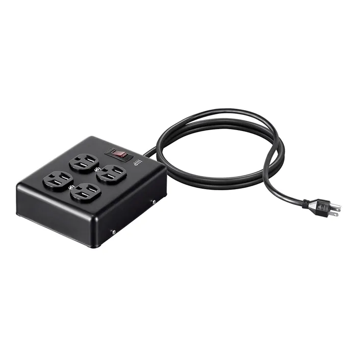 Buy Monoprice 35099 | Heavy Duty 4 Outlet Metal Surge Protector Power Box 180 Joules 6ft Cord Black Refurbished - $119.22 Monoprice 35099 | Heavy Duty 4 Outlet Metal Surge Protector Power Box 180 Joules 6ft Cord Black Refurbished - refurbished available on Gotodirect