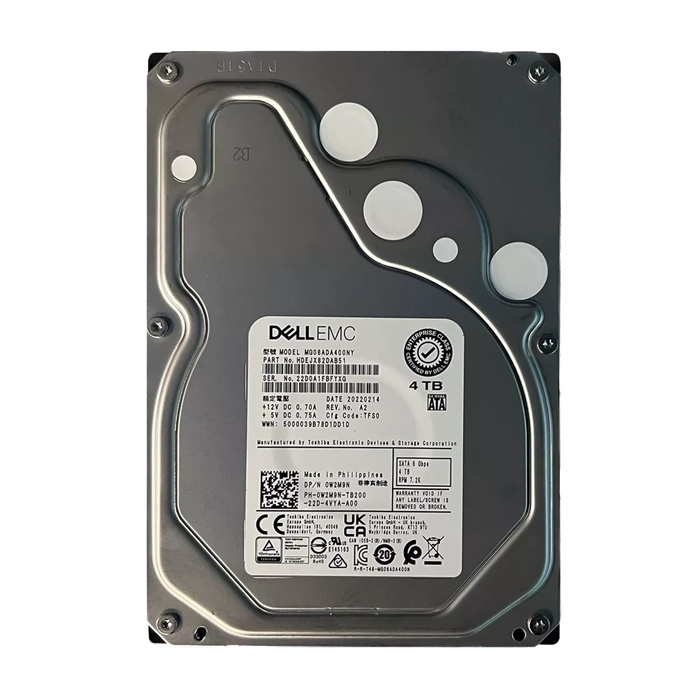 Dell W2M9N | 4TB 7200RPM SATA 6Gb/s 3.5-Inch Hard Drive Refurbished - Dell refurbished available on Gotodirect