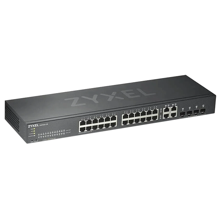 ZyXEL GS1920-24V2 | GS1920 Series 24 x Ports 1000Base-T + 4 x SFP/RJ-45 Combo Ports Layer 2 Managed 1U Rack-mountable Smart Switch Refurbished - Zyxel refurbished available on Gotodirect