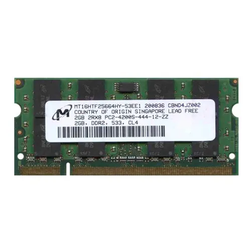Micron MT16HTF25664HY-53EE1 | 2GB DDR2-533MHz PC2-4200 Non-ECC Unbuffered SODIMM CL4 2Rx8 1.8V 200-Pin Memory Module Refurbished -  refurbished available on Gotodirect