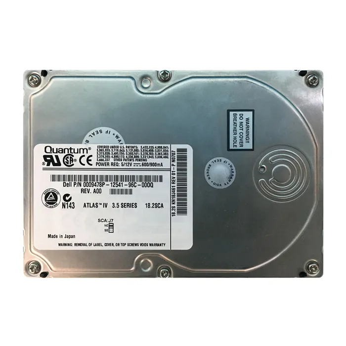 Quantum KN18J461 | 18GB 7200RPM Ultra 160 SCSI 3.5-Inch 2MB Cache Atlas Hard Drive Refurbished -  refurbished available on Gotodirect